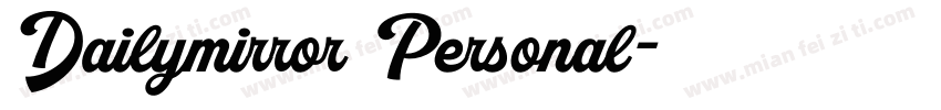 Dailymirror Personal字体转换